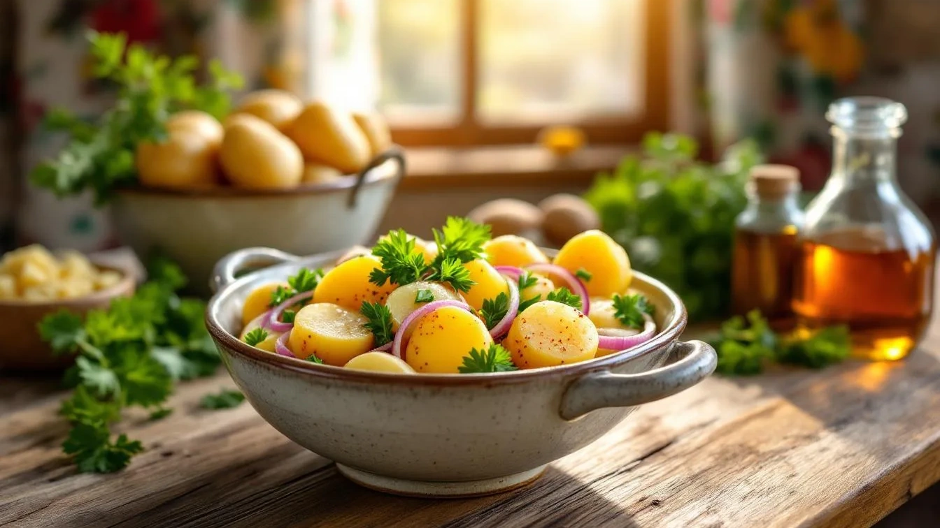 Warum Kartoffelsalat gesünder ist, als du denkst, wenn du ihn so zubereitest