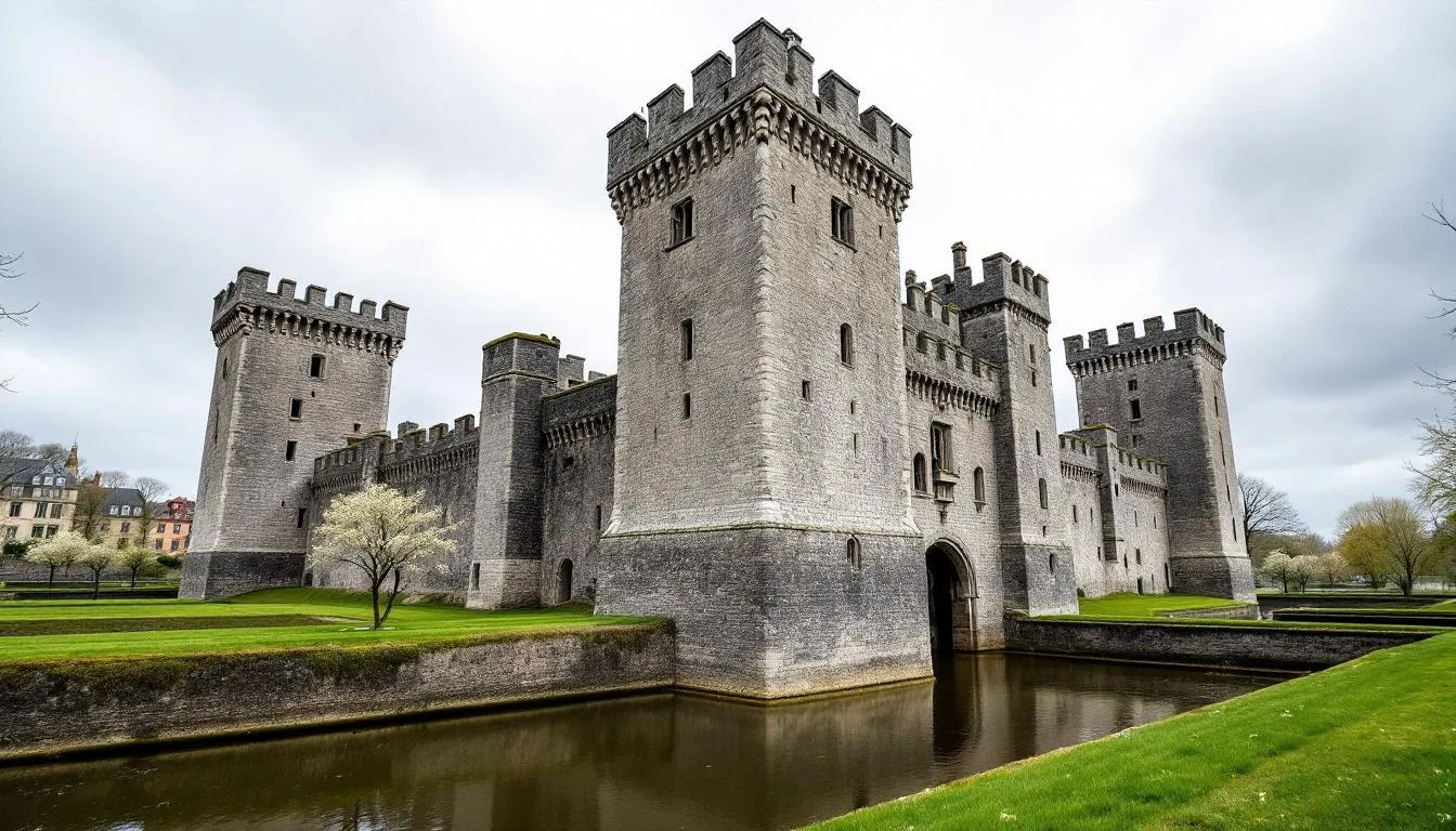 entdecken sie die burg der grafen von flandern, eine der am besten erhaltenen festungen europas, eingebettet zwischen majestätischen türmen und antiken wassergräben. erleben sie geschichte und architektur hautnah.