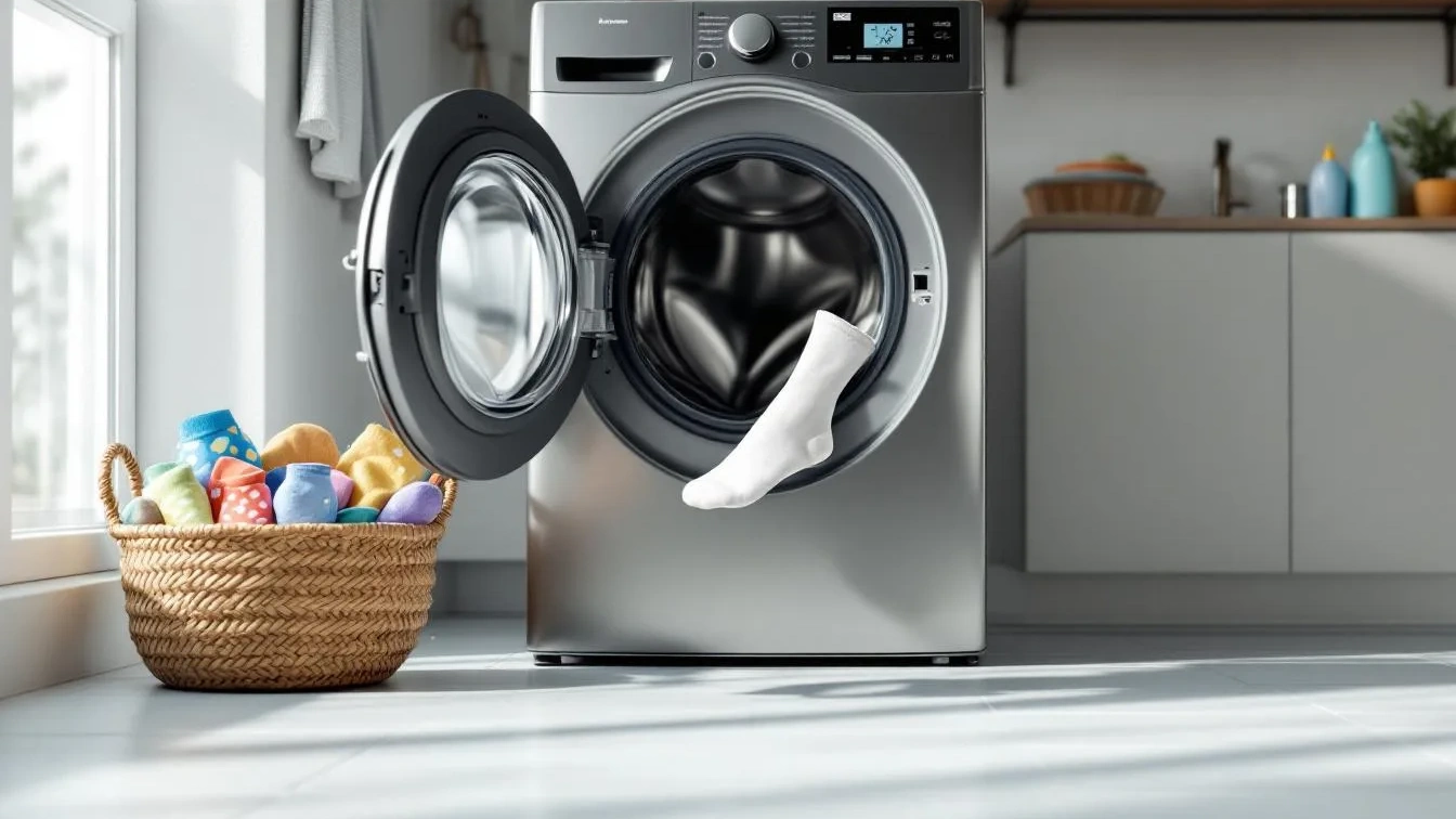 Ein Experte enthüllt, warum Ihre Socken in der Waschmaschine verschwinden