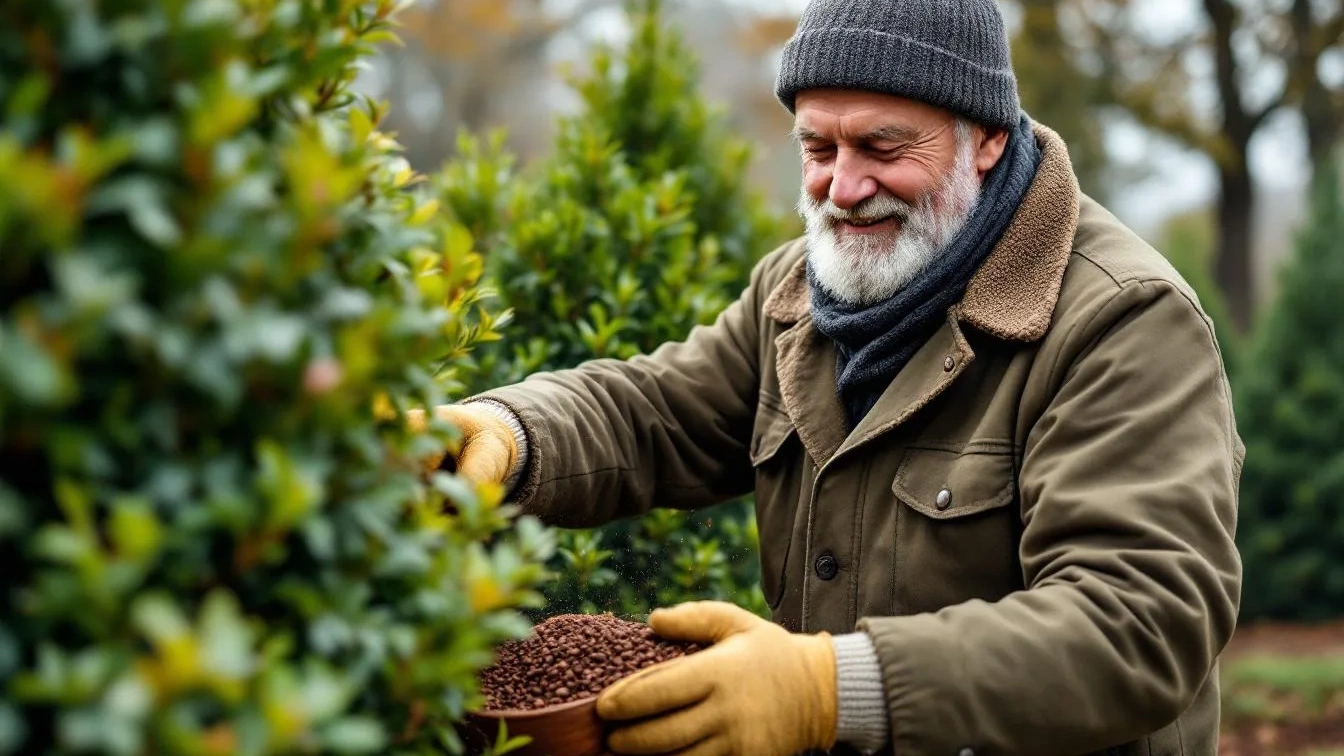 Ein Gärtner verrät, warum Kaffeesatz Ihren Buchsbaum im Februar vor dem Absterben retten kann