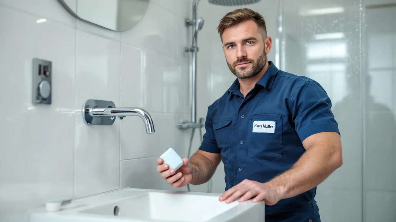 Ein Hausmeister verrät, warum ein Spülmaschinentab deine Dusche rettet