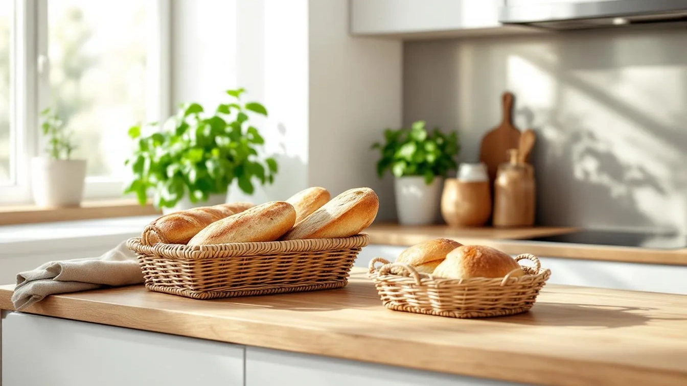 Faltbare Brotkörbe: Warum sie in kleinen Küchen praktisch sind