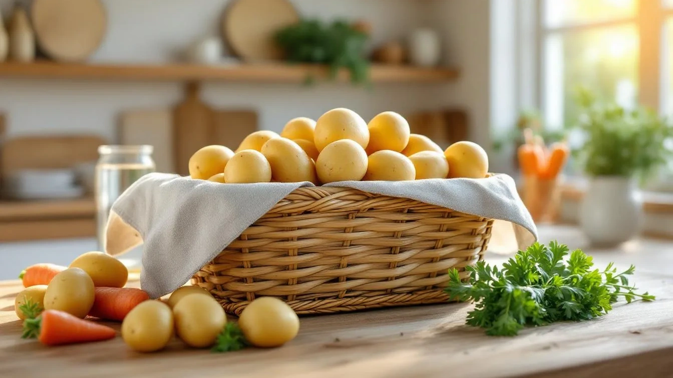 Ich probierte diesen Trick aus, meine Kartoffeln blieben wochenlang frisch