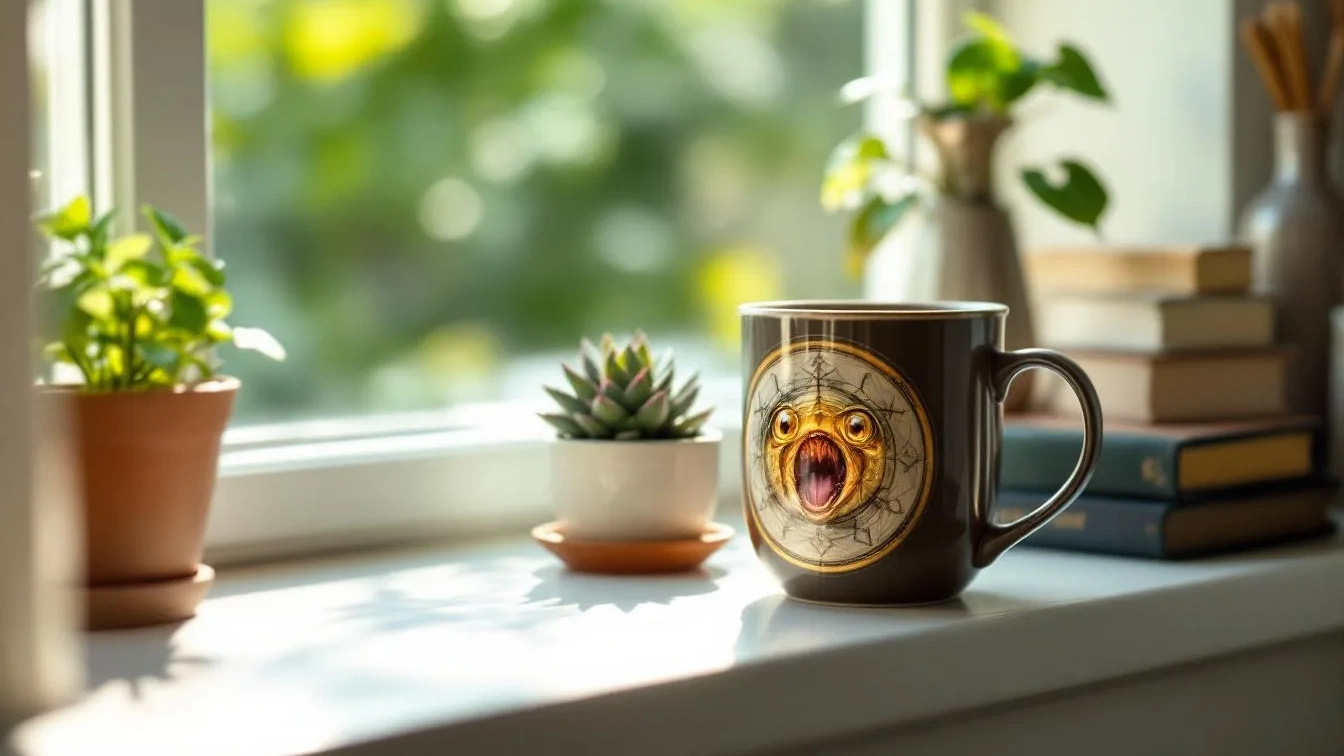 Ich stellte diesen Gegenstand auf meine Fensterbank, das Ergebnis war verblüffend