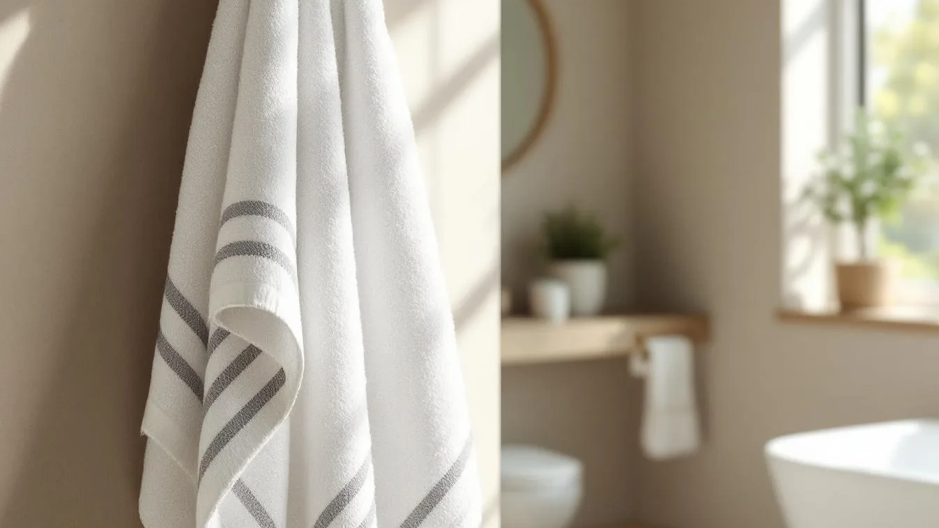 Kein Nähset nötig, diese Streifen an Handtüchern haben einen Zweck