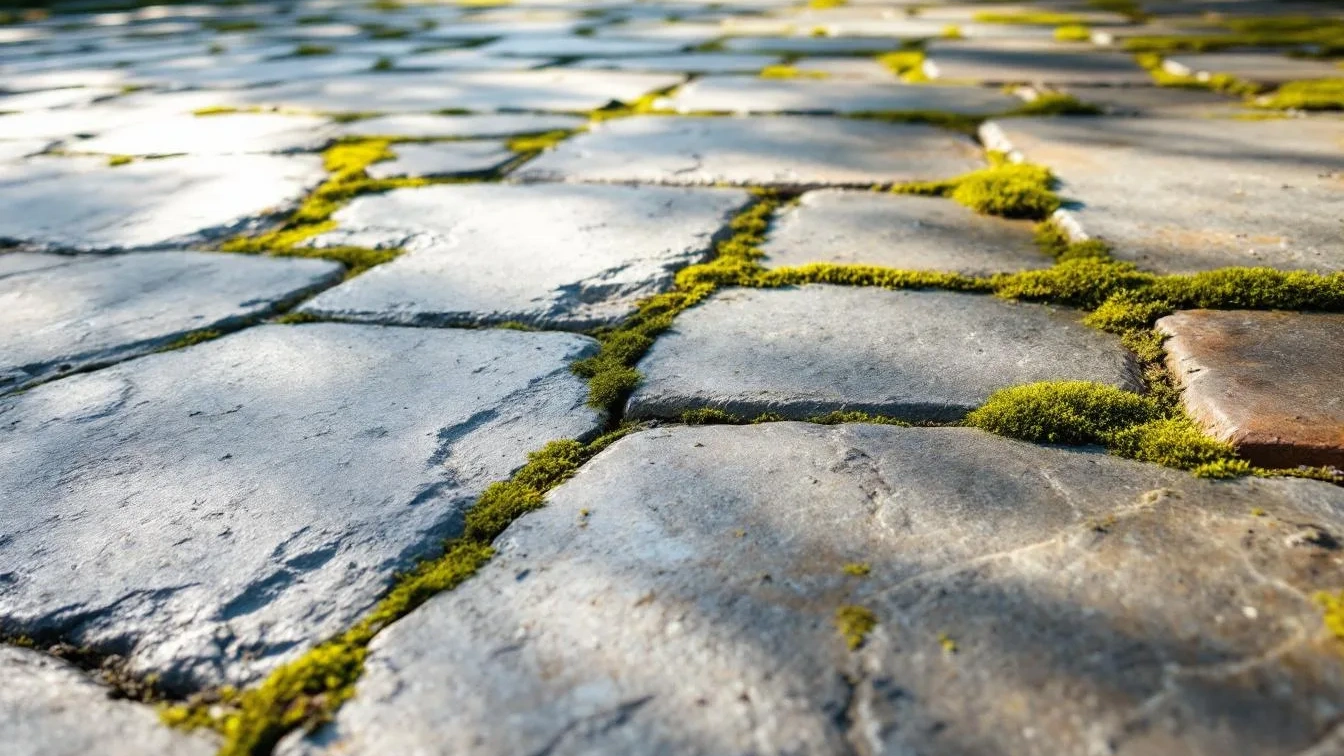 Moos in Fugen dauerhaft entfernen: Diese Methode schont die Steine