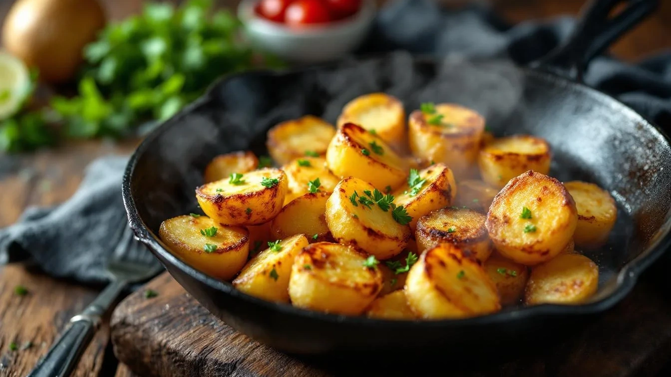 Sterneköche verraten: Dieser Fehler verhindert knusprige Bratkartoffelnn