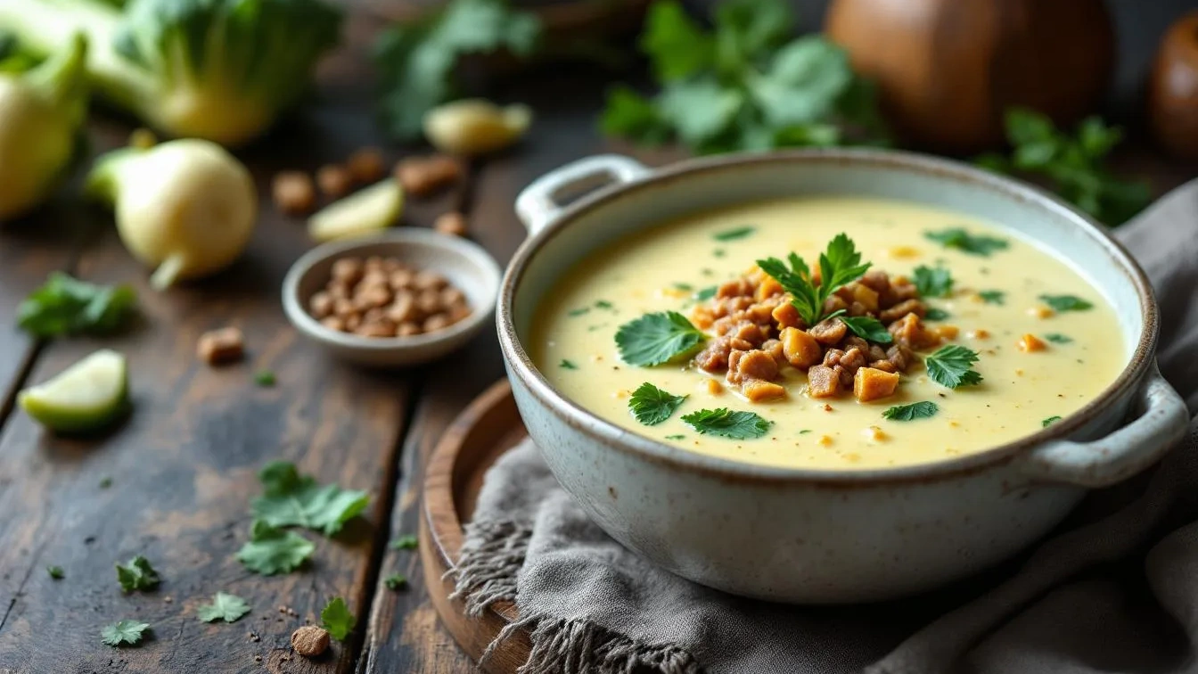 Warum dein Kohlrabisuppe mit Hackfleisch noch besser schmeckt