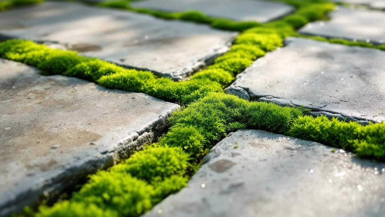 Weder Chemie noch Bürste, dieser Trick bekämpft Moos in den Fugen