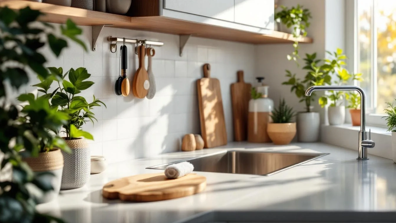 Weder Lappen noch Schwamm, dieser Trick hält die Küche blitzsauber